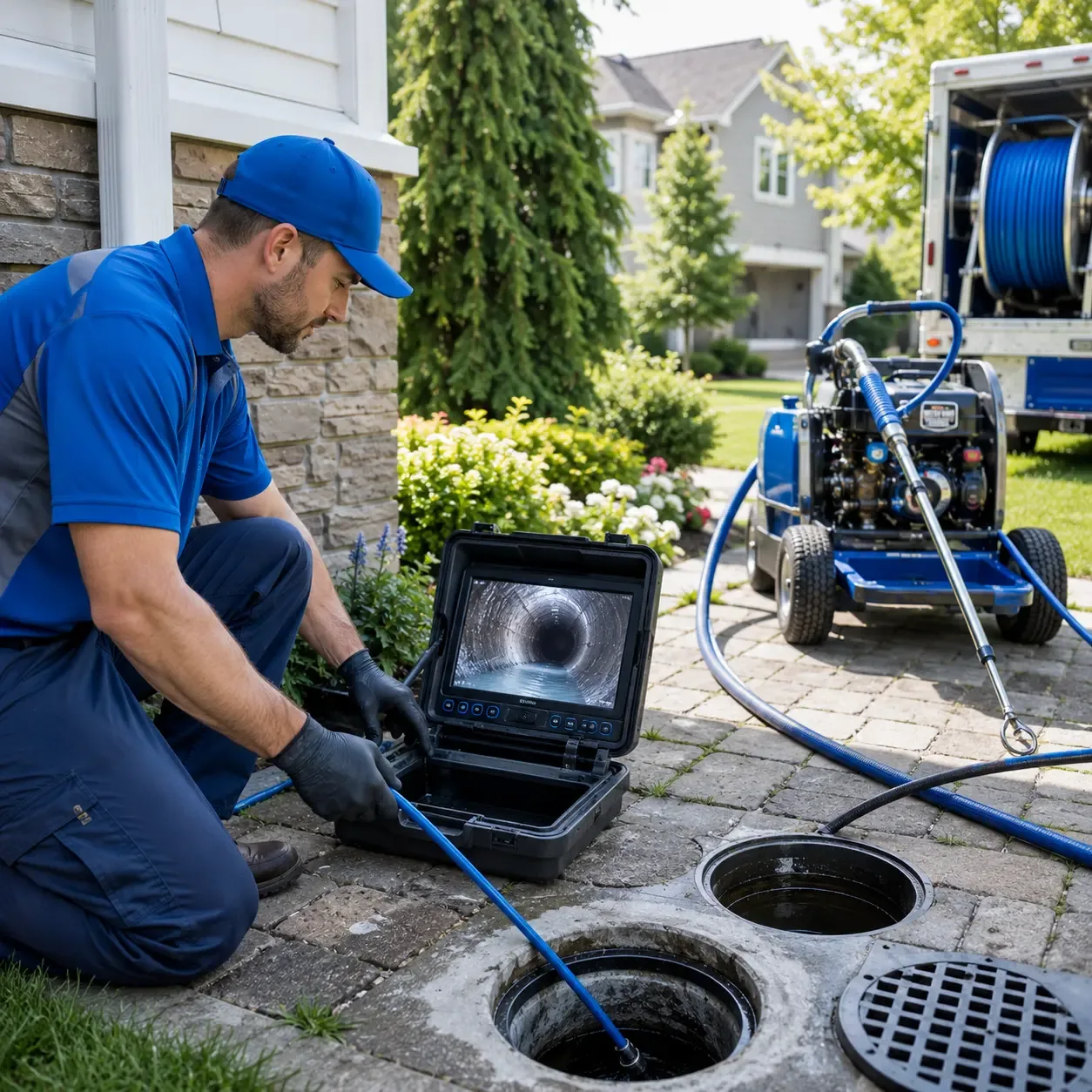 Outdoor drain cleaning professionals serving Leoma, TN